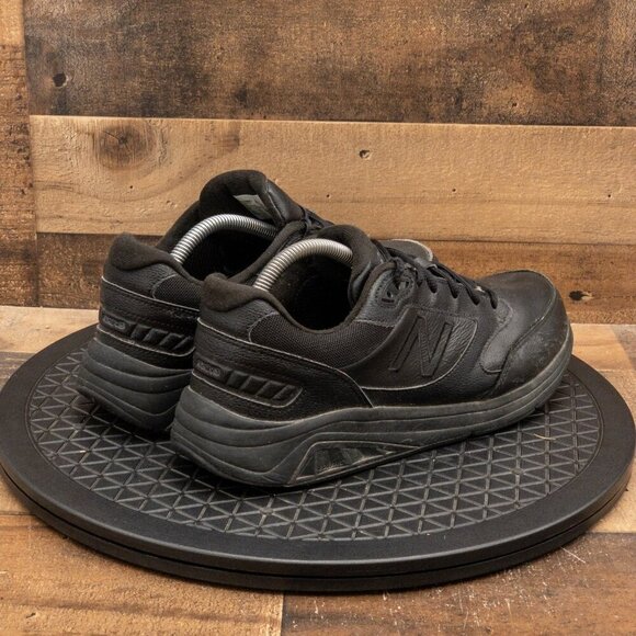 NEW BALANCE 928V3 MENS ATHLETIC SHOES BLACK LEATHER WALKING WORK SIZE 9.5D - Picture 8 of 9